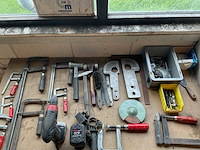 Lijmklemmen boormachine etc divers gereedschap - afbeelding 2 van  2