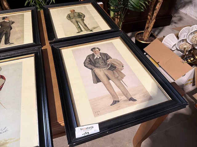 Lijst met prent (6x) - afbeelding 4 van  7