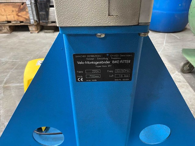 Limacher hyper-vario ep7 pneumatische montage standaard - afbeelding 2 van  2