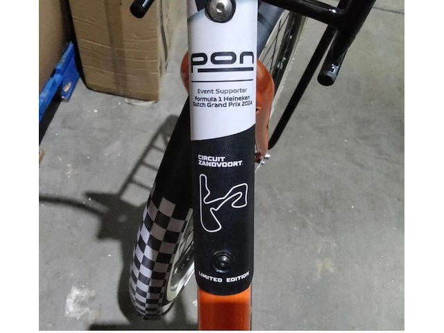 Limeted edition zandvoort formule 1 fiets gazelle, oranje - afbeelding 2 van  9