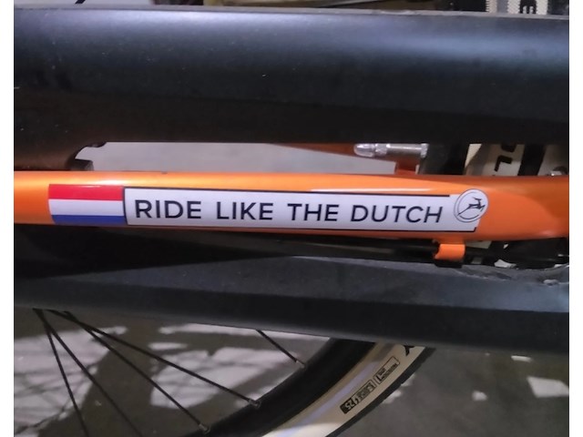 Limeted edition zandvoort formule 1 fiets gazelle, oranje - afbeelding 7 van  9