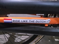 Limeted edition zandvoort formule 1 fiets gazelle, oranje - afbeelding 7 van  9