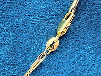 Limoges castel 18kt goldfilled pendant collier - afbeelding 6 van  6