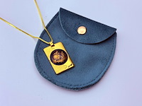 Limoges france ''the proposal'' 18kt goldplated collier - afbeelding 3 van  7