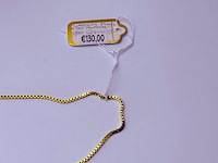 Limoges france ''the proposal'' 18kt goldplated collier - afbeelding 4 van  7