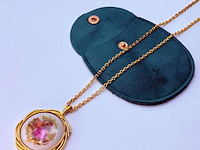 Limoges goldplated pendant collier