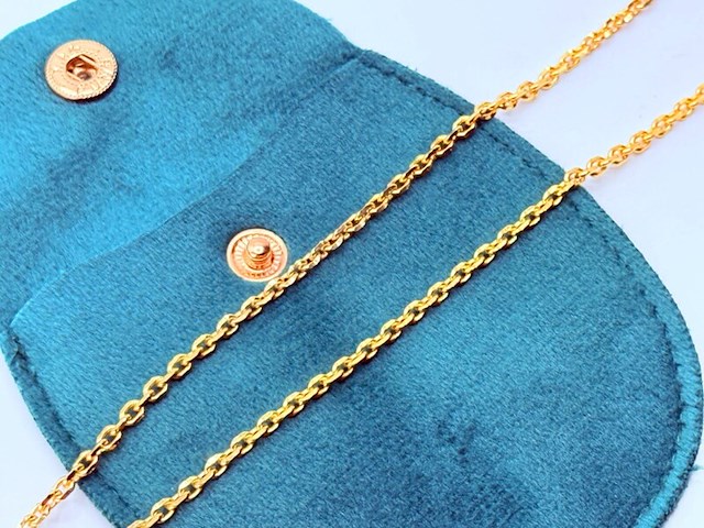 Limoges goldplated pendant collier - afbeelding 4 van  4