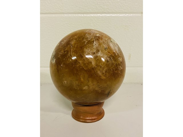 Limoniet / bergkristal bol - afbeelding 3 van  4