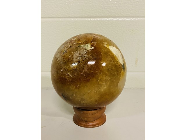 Limoniet / bergkristal bol - afbeelding 4 van  4