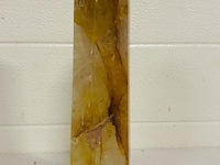 Limoniet/bergkristal obelisk xl - afbeelding 2 van  5