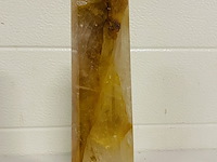 Limoniet/bergkristal obelisk xl - afbeelding 5 van  5