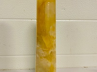 Limoniet/bergkristal obelisk xl - afbeelding 2 van  5