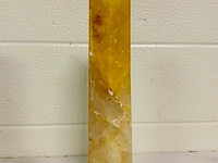 Limoniet/bergkristal obelisk xl - afbeelding 4 van  5