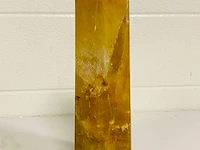 Limoniet/bergkristal obelisk - afbeelding 2 van  5