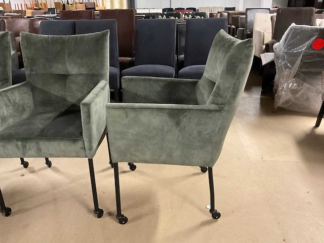 Limow verrijdbare eetkamerstoel (3x) - afbeelding 2 van  12