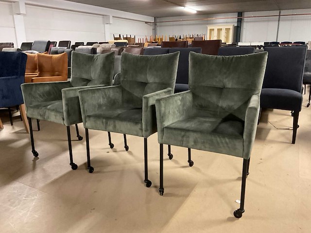 Limow verrijdbare eetkamerstoel (3x) - afbeelding 6 van  12