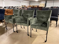 Limow verrijdbare eetkamerstoel (3x) - afbeelding 7 van  12