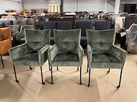 Limow verrijdbare eetkamerstoel (3x) - afbeelding 8 van  12