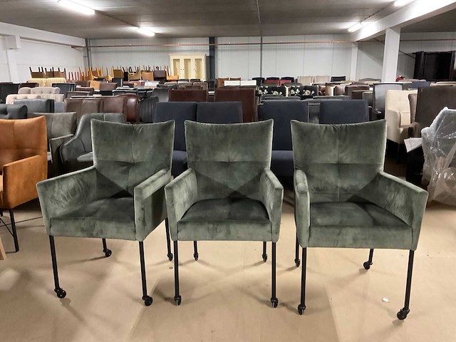 Limow verrijdbare eetkamerstoel (3x) - afbeelding 9 van  12