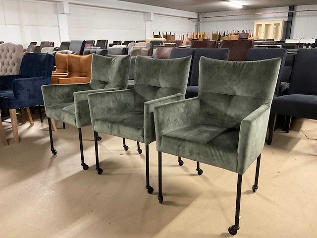 Limow verrijdbare eetkamerstoel (3x) - afbeelding 11 van  12