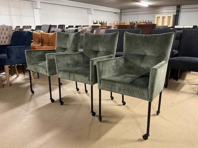 Limow verrijdbare eetkamerstoel (3x) - afbeelding 12 van  12