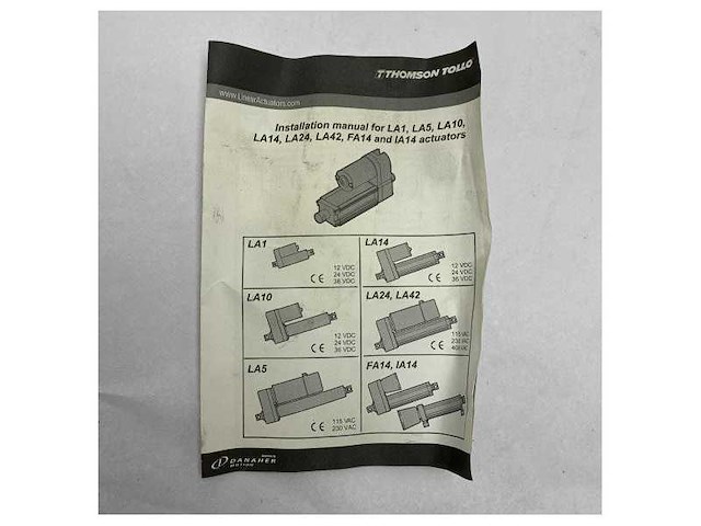 Linak la1 electric actuator 98 mm stroke 24v 3a - 524-17a08-0432 - afbeelding 4 van  4