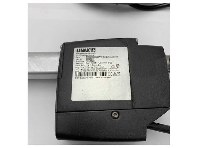 Linak la25 12v 2500n c300 bid438 electric actuator 12v - afbeelding 3 van  4