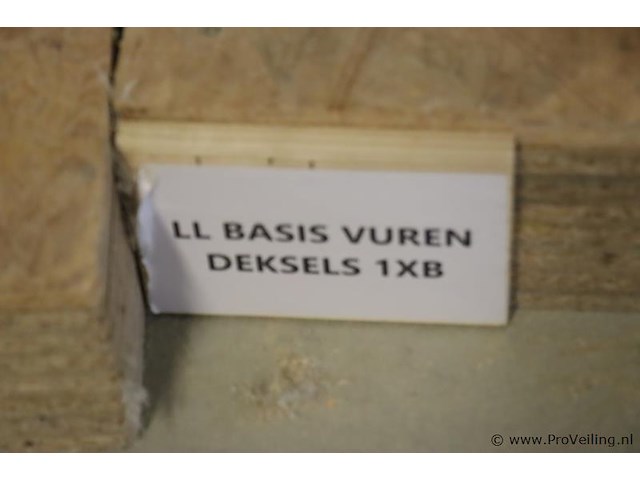 Linalite® basis vuren deksel 1xb - 12 stuks - afbeelding 4 van  4