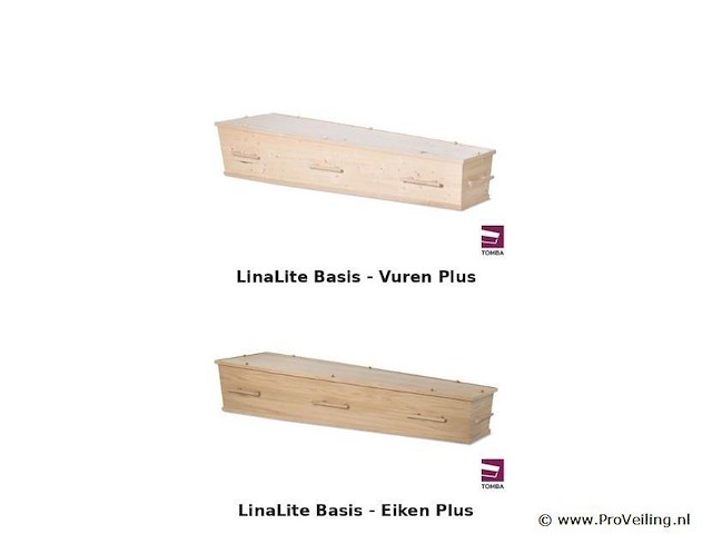 Linalite uitvaartkisten | model basis vuren - afbeelding 1 van  3