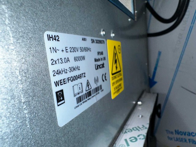 Lincat - ih-42 - inductieplaat - afbeelding 2 van  2