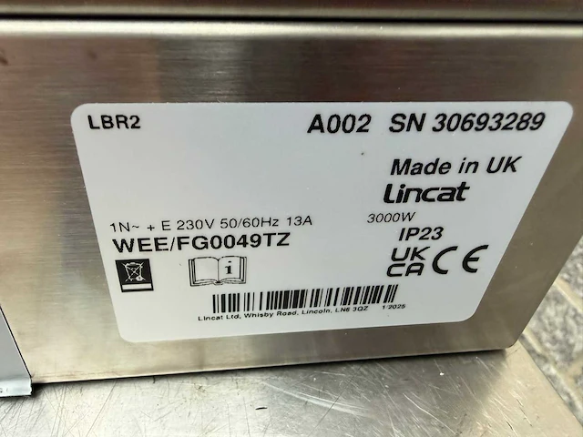 Lincat ongebruikt - 2 pans - kookplaat - afbeelding 3 van  3