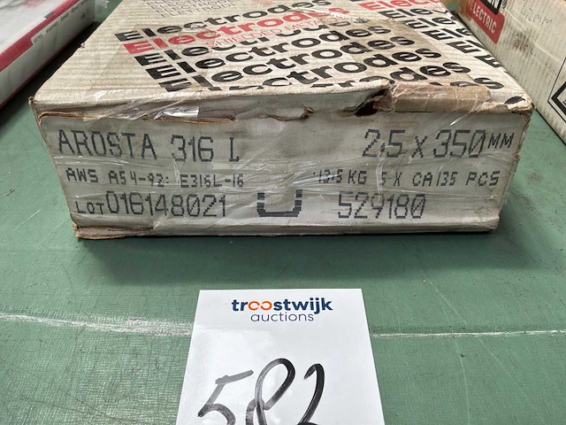 Linciln arosta 316l las elektroden 2,5x350mm - afbeelding 2 van  2
