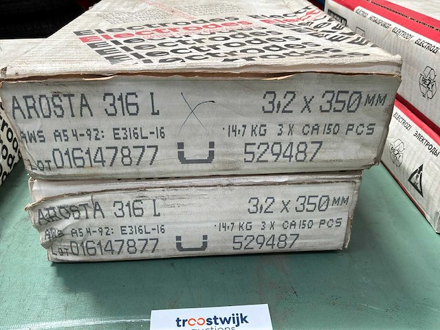 Linciln arosta 316l las elektroden 3,2x350mm (2x) - afbeelding 2 van  2