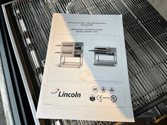 Lincoln - impinger ii fastbake serie 1100 - dubbele lopende pizzaoven - afbeelding 5 van  13
