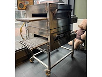 Lincoln - impinger ii fastbake serie 1100 - dubbele lopende pizzaoven
