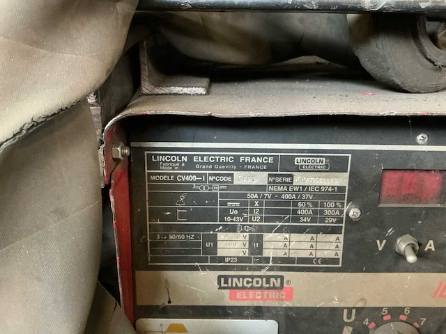 Lincoln cv400 mig lasapparaat - afbeelding 4 van  9