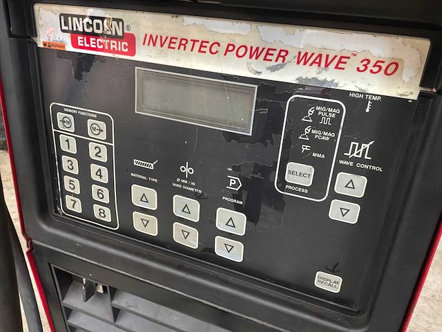 Lincoln electrc - wave 350 dubbel pulse staal rvs alunminium - afbeelding 4 van  4