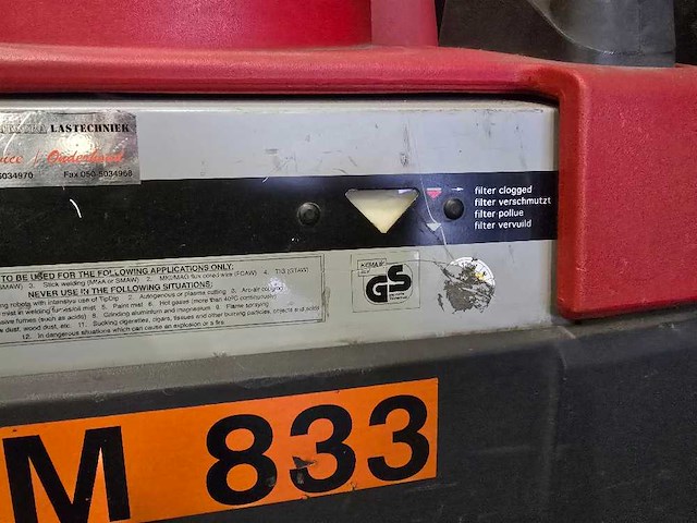 Lincoln electric - 2006 - mobiflex 200-m - lasdampafzuiginstallatie - afbeelding 10 van  10