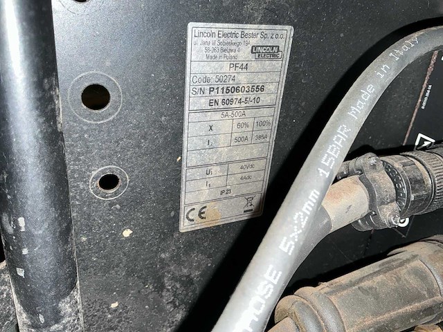 Lincoln electric - 2016 - speedtec 405s - mig lasapparaat - afbeelding 10 van  22