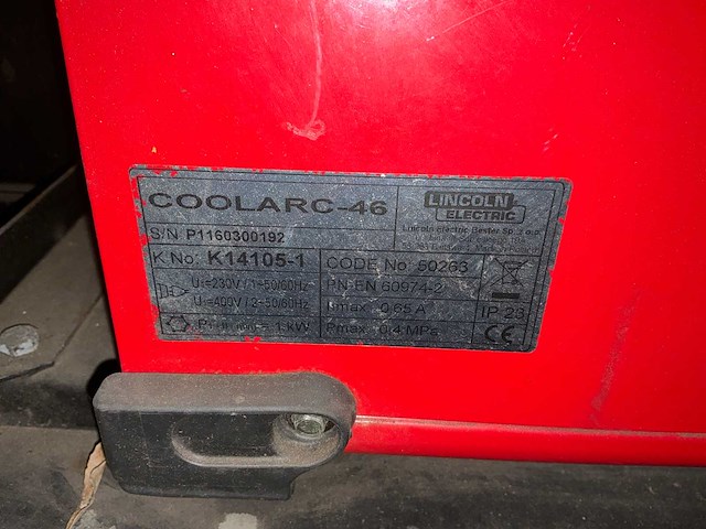 Lincoln electric - 2016 - speedtec 405s - mig lasapparaat - afbeelding 13 van  22