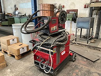 Lincoln electric cv-400 mig lasapparaat met draadvoorunit en koeling - afbeelding 1 van  14