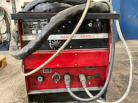Lincoln electric cv-400 mig lasapparaat met draadvoorunit en koeling - afbeelding 12 van  14