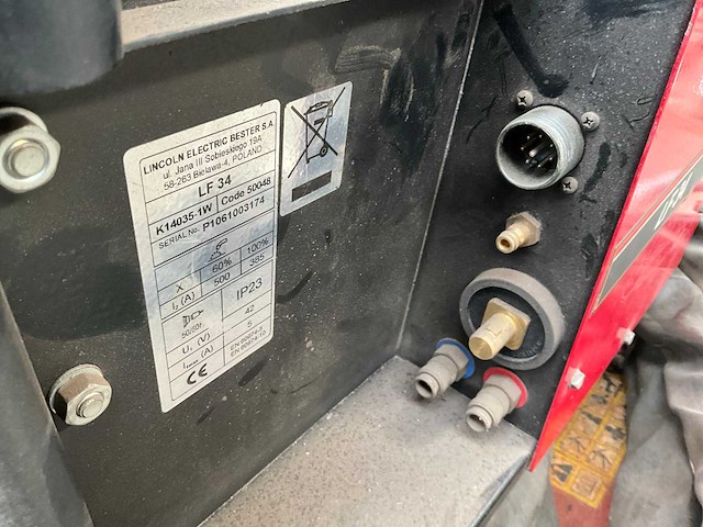 Lincoln electric cv 425 / lf 34 mig lasapparaat - afbeelding 10 van  11