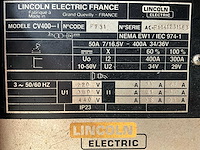 Lincoln electric cv400 stroombron mig lasapparaat - afbeelding 5 van  5