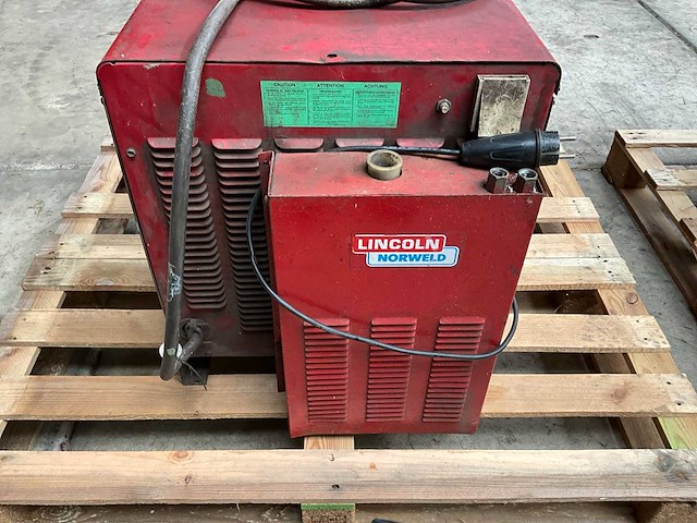 Lincoln electric cv400 stroombron mig lasapparaat - afbeelding 3 van  7