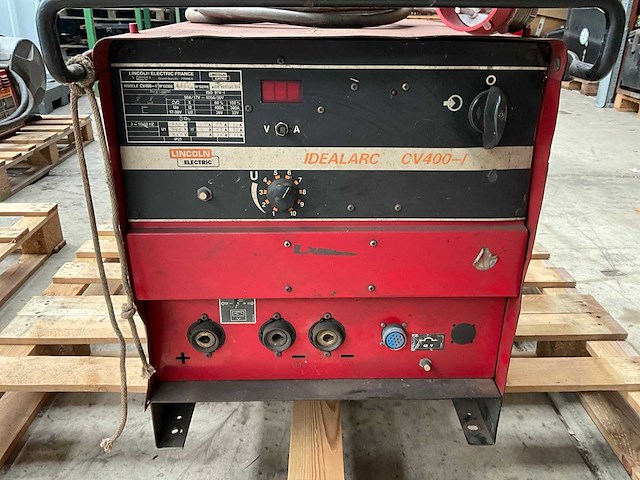 Lincoln electric cv400 stroombron mig lasapparaat - afbeelding 4 van  7