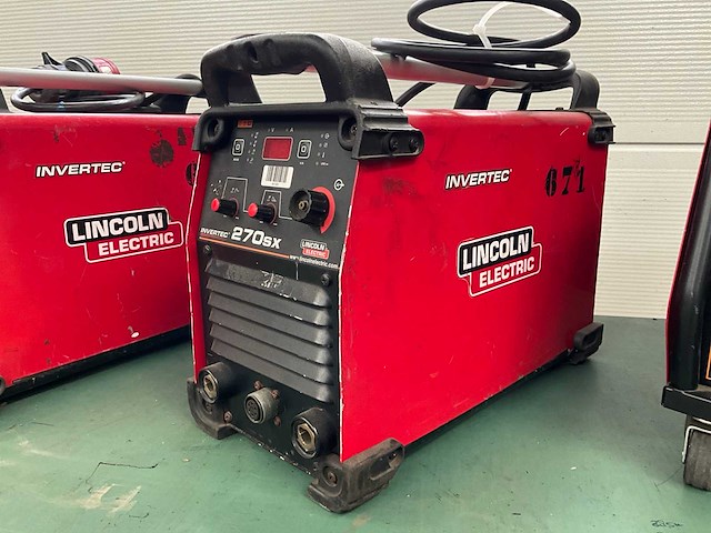 Lincoln electric invertec 270sx elektrode lasapparaat - afbeelding 1 van  6