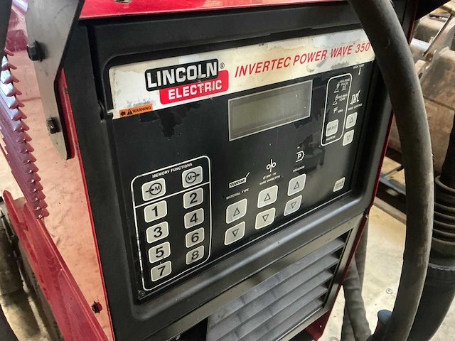Lincoln electric invertec power wave 350 mig lasapparaat - afbeelding 6 van  7