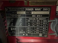 Lincoln electric invertec power wave 350 mig lasapparaat - afbeelding 7 van  7
