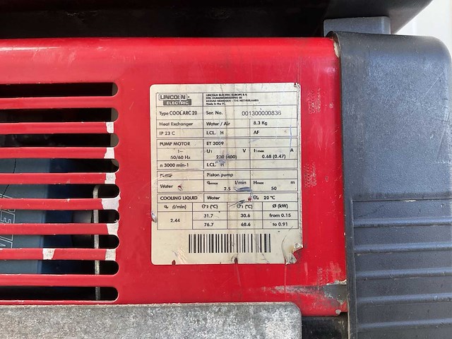 Lincoln electric invertec v205-t ac/dc lasapparaat - afbeelding 7 van  7